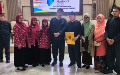 KADO TERINDAH HARI DESA NASIONAL, PEMERINTAH DESA TENJOJAYA UKIR SEJARAH PUNCAKI ANUGERAH GAPURA SRI BADUGA